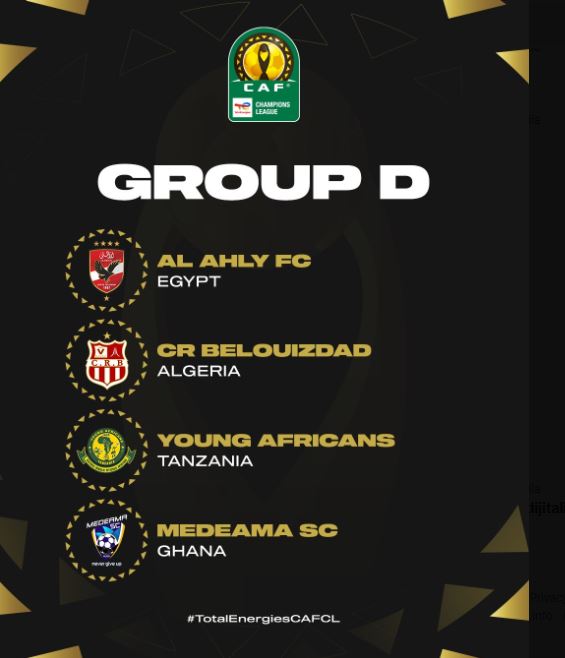 CR Belouizdad match fixture schedules CAF Champions League group stage 2023/24